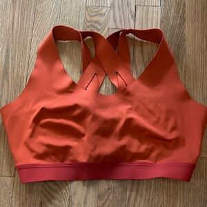 all in motion Orange, Laser Cut Cross-Back Sports Bra